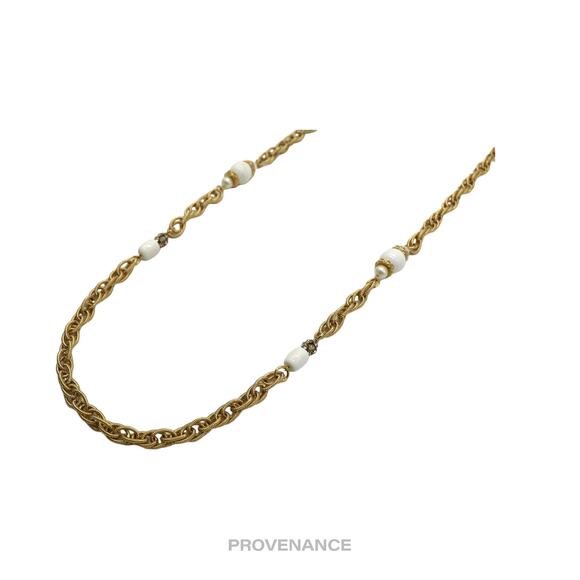 🔴 Givenchy Large Pearl Gold Chain - Picture 3 of 8